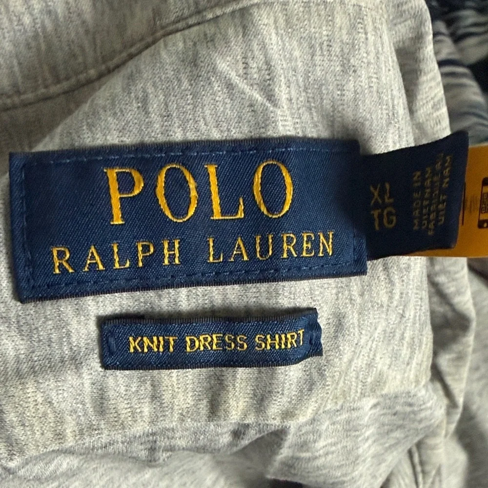 Polo by Ralph Lauren Light Gray Casual Shirt